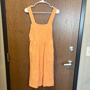 Anthropologie salmon colored dress